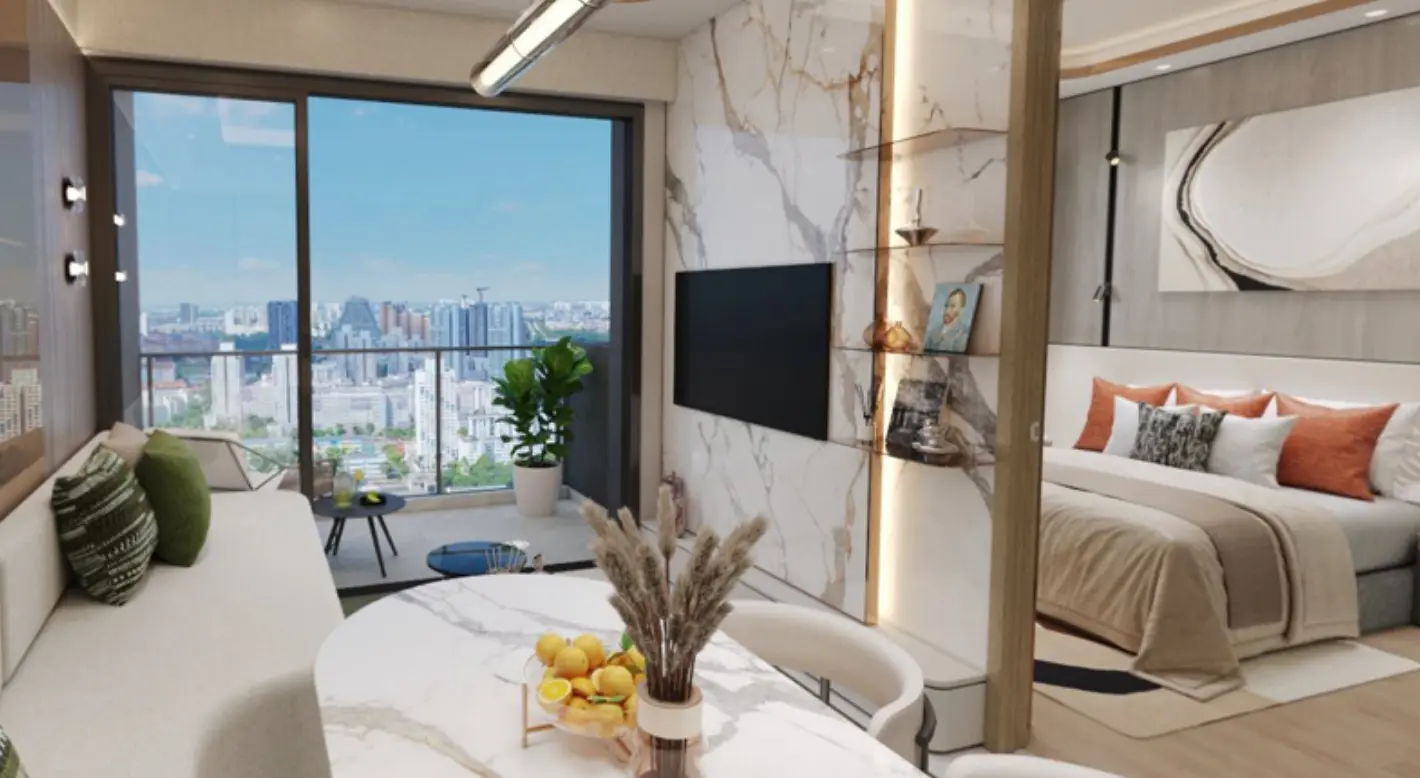 3D Virtual Tour: 1-Bedroom + Study (Type A1S)